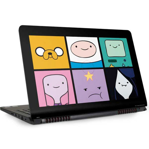 Adult Swim Adventure Time Character Tiles Dell Inspiron Skin